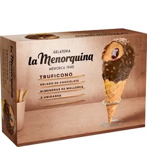 Helado truficono 3 unidades
