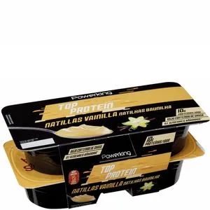 Natillas de vainilla con proteínas 4 u
