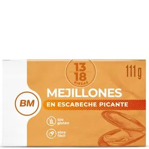 Mejillón en escabeche picante 13/18, 111 g