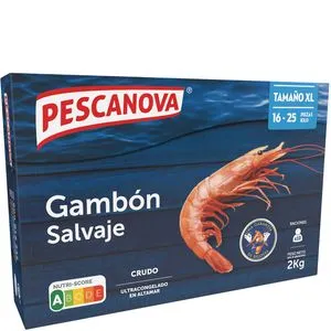 Gambon salvaje crudo 16/25 congelado 2 kg