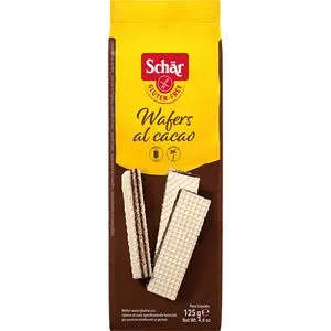 Barquillos rellenos de cacao sin gluten 125 g