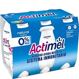 Yogur líquido desnatado natural 6x100 g