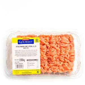 Picada burger meat de pollo (bandeja 500 g aprox)