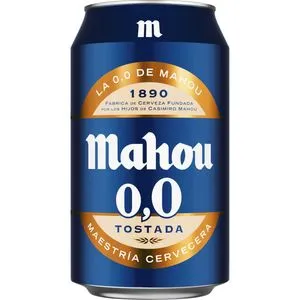 Cerveza tostada 0,0° lata 33 cl