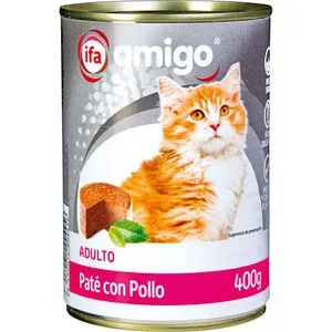 Paté para gatos con pollo 400 g