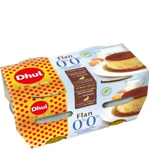 Flan de huevo 0% materia grasa 0% azúcares 4x100 g