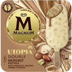 Helado doble avellana 3 unidades
