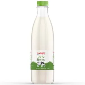 Leche fresca semidesnatada botella 1 l