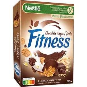 Cereales fitness con chocolate negro 375 g