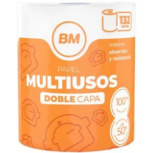 Papel de cocina multiusos 2 capas 132 metros