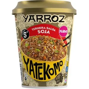 Yatekomo yarroz con ternera en salsa de soja 84 g