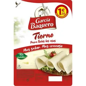 Queso tierno en lonchas 90 g
