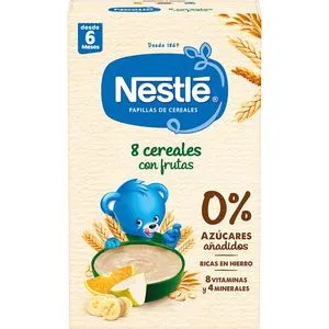Papilla 8 cereales con fruta 475 g