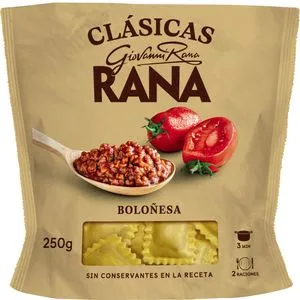 Pasta fresca rellena boloñesa 250 g