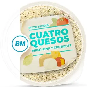 Pizza 4 quesos 400 g
