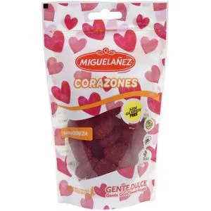 Gominolas corazón sabor cereza 125 g