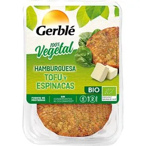 Hamburguesa de tofu y espinaca 2 unidades