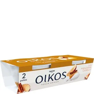 Yogur griego con manzana y canela 2x115 g