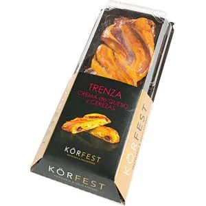 Trenza queso-cereza 450 g