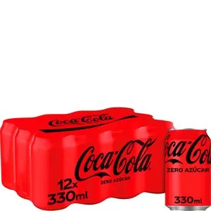 Refresco de cola zero pack lata 12x33 cl