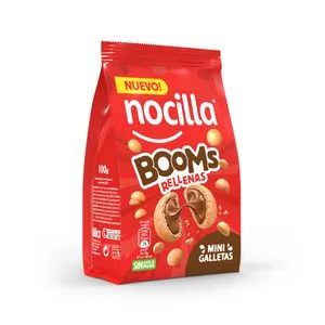 Mini galleta rellena booms 100g