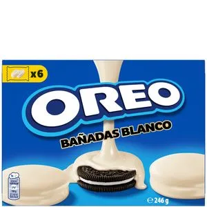 Galleta bañada en chocolate blanco 240 g