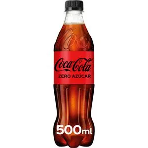 Refresco de cola zero botellín 0,5 l