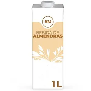Bebida de almendras calcio 1 l