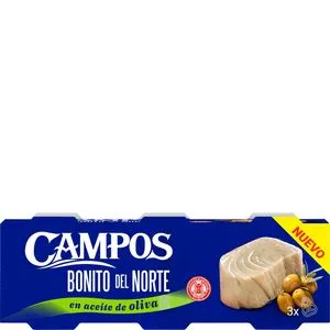 Bonito del norte en aceite de oliva 3x65 g