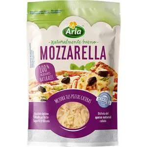 Queso mozzarella rallado 175 g