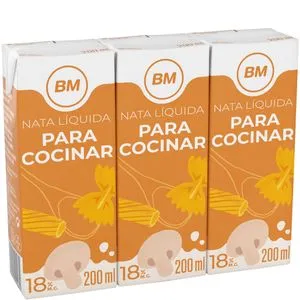 Nata liquida para cocinar 3x200 ml