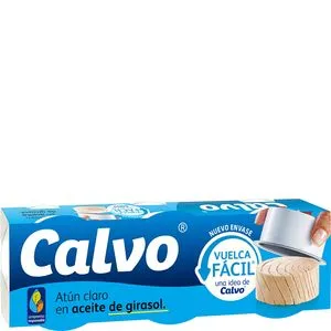 Atún claro en aceite de girasol 3x80 g
