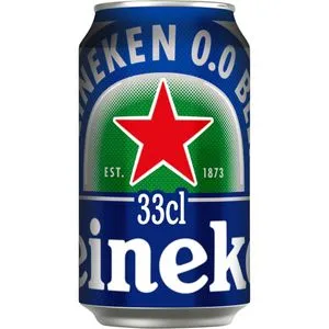 Cerveza sin alcohol lata 33 cl