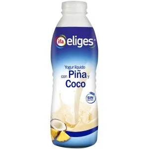 Yogur líquido piña y coco 1 l