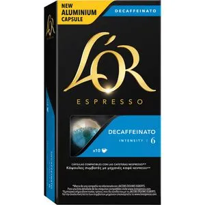Café decaffeinato nespresso 10 cápsulas