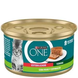 Comida gato esterilizado con pavo y espinaca 85 g