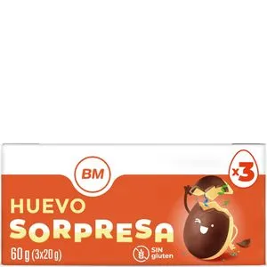 Chocolate huevo sorpresa 3X20 g
