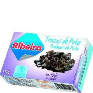 Trozos de pota en tinta 111 g