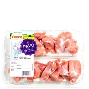 Estofado de pavo troceado bandeja (500 g aprox)