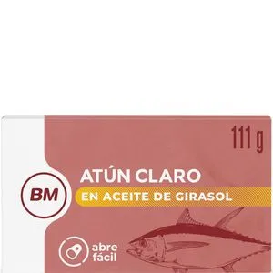Atún claro en aceite de girasol 111 g