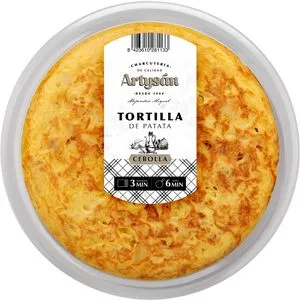 Tortilla de patata con cebolla