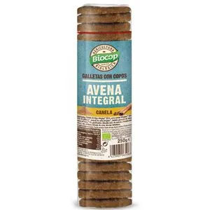 Galleta con copos de avena integral y canela 250 g