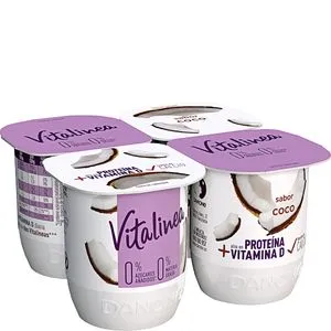 Yogur desnatado sabor coco 4x125 g