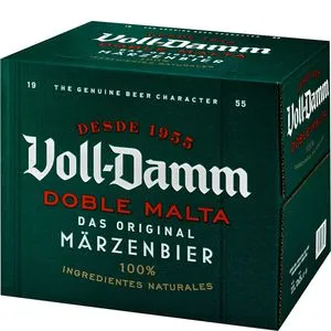 Cerveza doble malta pack botellín 12x25 cl