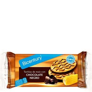 Tortita de maiz con chocolate negro 93 g