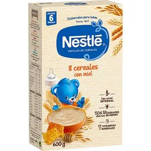 Papilla 8 cereales con miel 475 g
