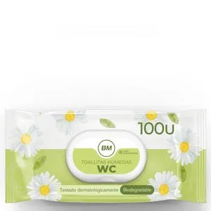 Toallitas húmedas 100 unidades
