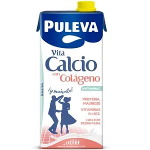 Leche desnatada calcio colageno 1litro