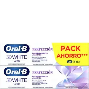Pasta dental blanqueante luxe 2x75 ml