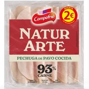 Pechuga de pavo horneada 90% 90 g